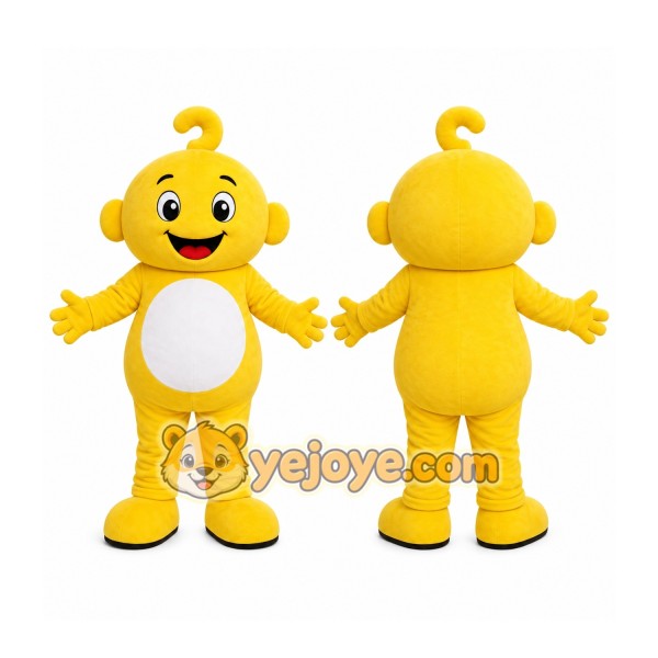 Yellow Bear Mascot Costume