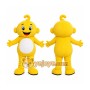 Yellow Bear Mascot Costume