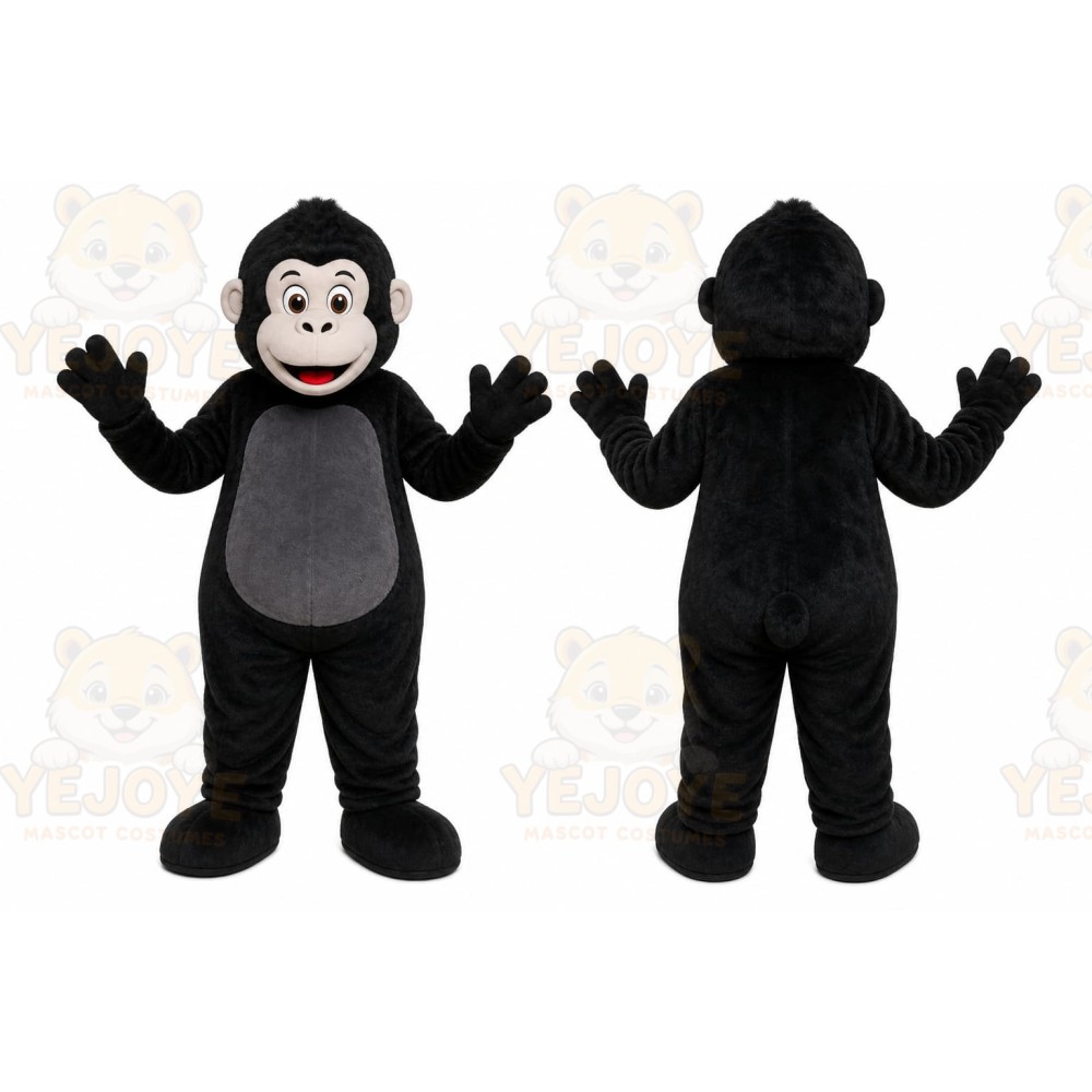 Black Gorilla Mascot Costume