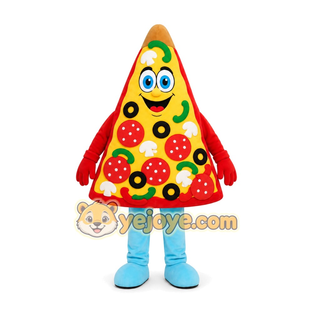 Pizza Cone Mascot Costume Pizza Cone Mascot Costume