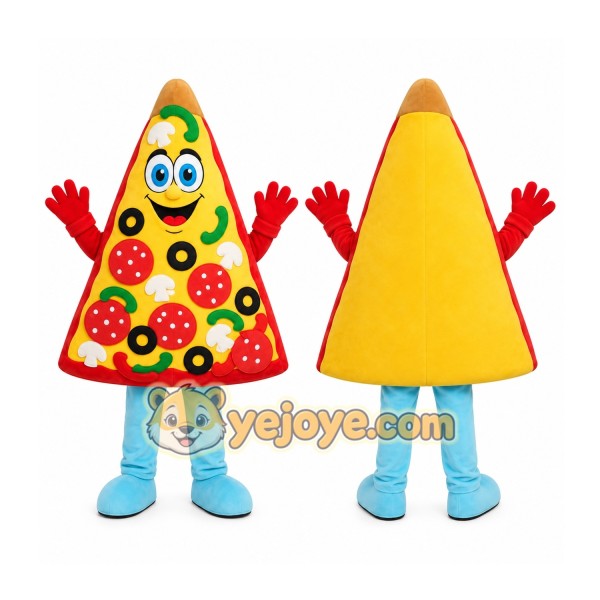 Pizza Cone Mascot Costume