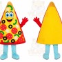 Pizza Cone Mascot Costume