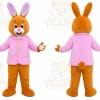 Orange Rabbit Mascot Costume