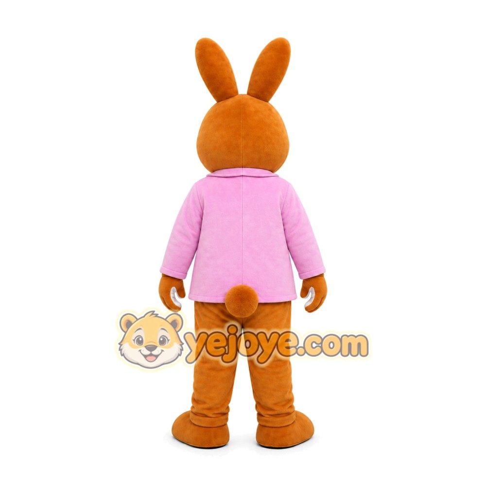 Orange Rabbit Mascot Costume Orange Rabbit Mascot Costume