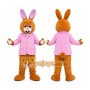 Orange Rabbit Mascot Costume