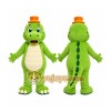Green Dinosaur Mascot Costume Green Dinosaur Mascot Costume