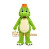 Green Dinosaur Mascot Costume Green Dinosaur Mascot Costume