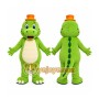 Green Dinosaur Mascot Costume