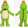 Green Dinosaur Mascot Costume