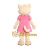 Pink Cat Dress Mascot Costume Pink Cat Dress Mascot Costume