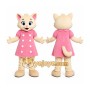 Pink Cat Dress Mascot Costume