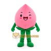 Pink Peach Mascot Costume Pink Peach Mascot Costume