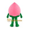 Pink Peach Mascot Costume Pink Peach Mascot Costume