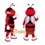 Red Black Insect Mascot Costume
