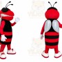 Red Black Insect Mascot Costume