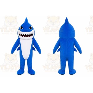 Blue Shark Mascot Costume