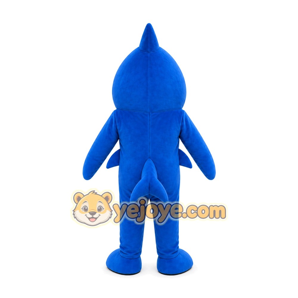 Blue Shark Mascot Costume Blue Shark Mascot Costume