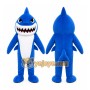 Blue Shark Mascot Costume