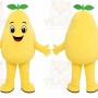 Yellow Pear Mascot Costume