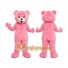 Pink Bear Mascot Costume Pink Bear Mascot Costume