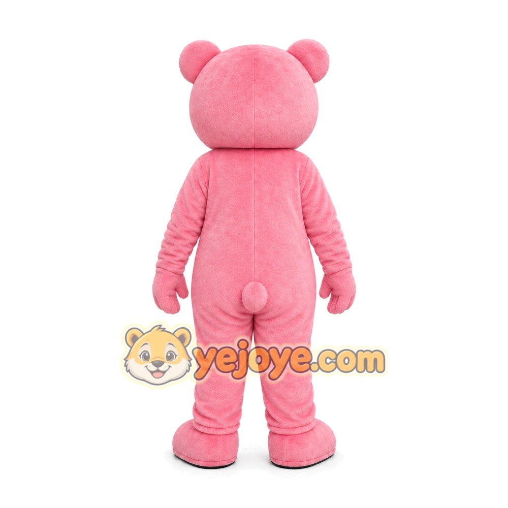 Pink Bear Mascot Costume Pink Bear Mascot Costume