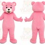 Pink Bear Mascot Costume