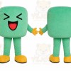 Mint Square Character Mascot Costume