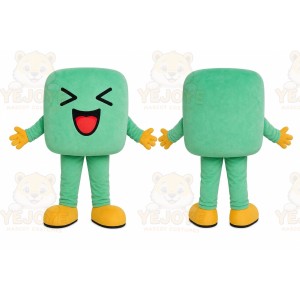 Mint Square Character Mascot Costume