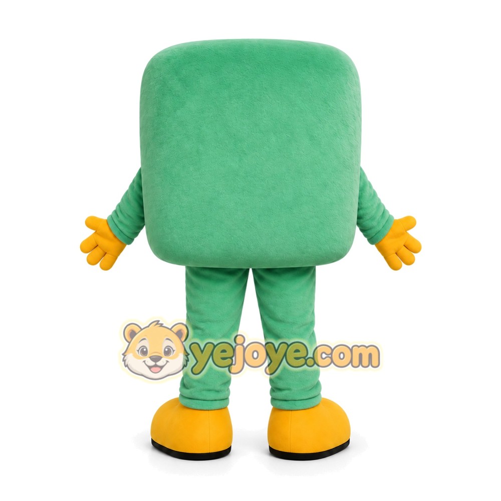 Mint Square Character Mascot Costume