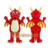 Red Dragon Mascot Costume Red Dragon Mascot Costume