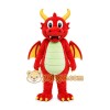 Red Dragon Mascot Costume Red Dragon Mascot Costume