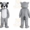Gray Raccoon Mascot Costume