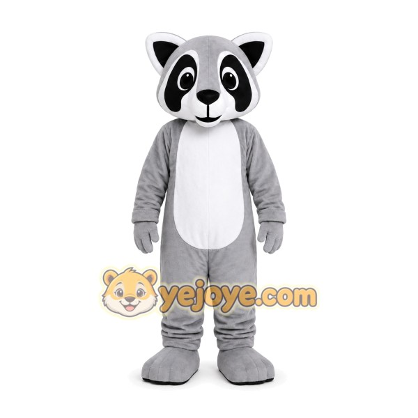Gray Raccoon Mascot Costume