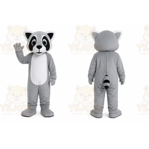 Gray Raccoon Mascot Costume