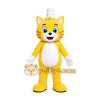 Yellow Cat Mascot Costume