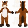 Brown Donkey Mascot Costume