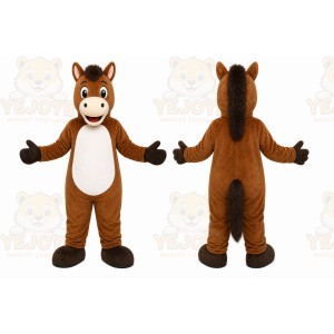 Brown Donkey Mascot Costume