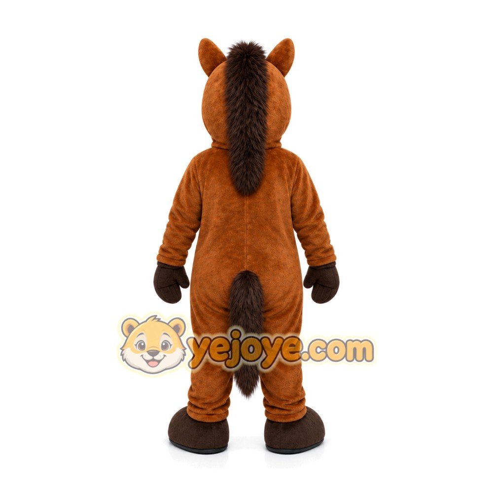 Brown Donkey Mascot Costume