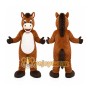 Brown Donkey Mascot Costume