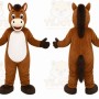 Brown Donkey Mascot Costume