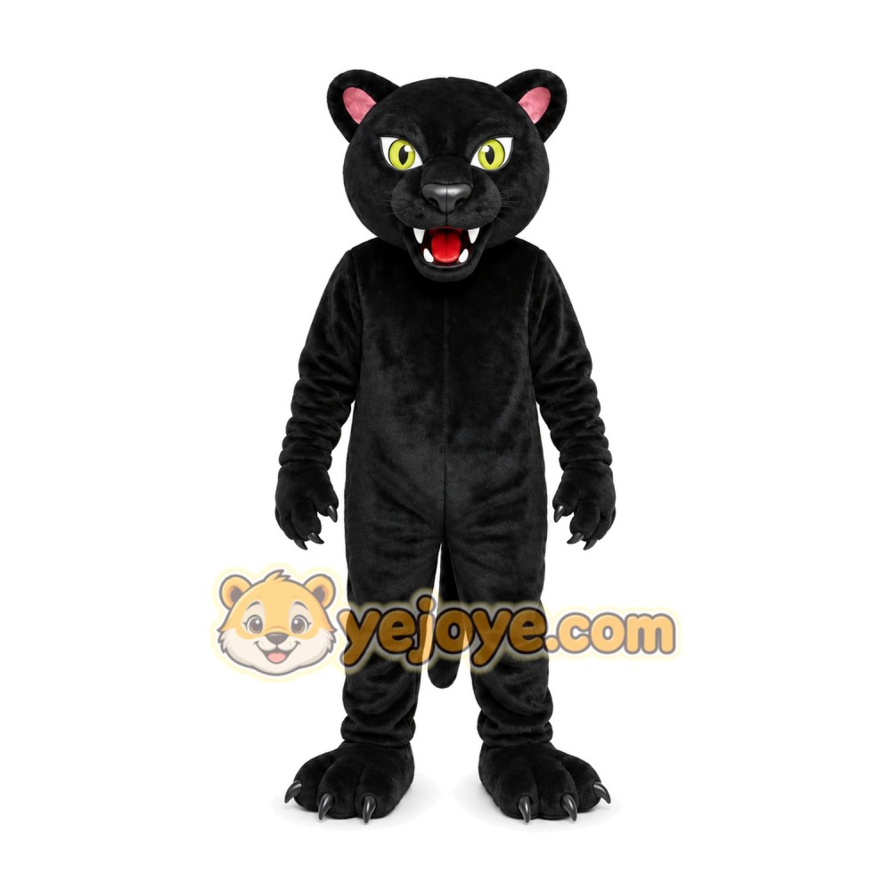 Black Panther Mascot Costume Black Panther Mascot Costume