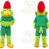 Green Rooster Mascot Costume