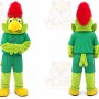 Green Rooster Mascot Costume