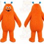 Orange Monster Mascot Costume