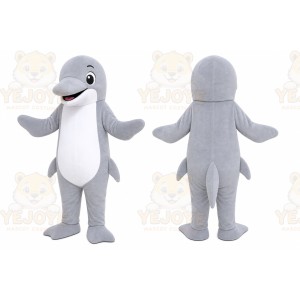 Gray Dolphin Mascot Costume