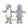 Gray Dolphin Mascot Costume