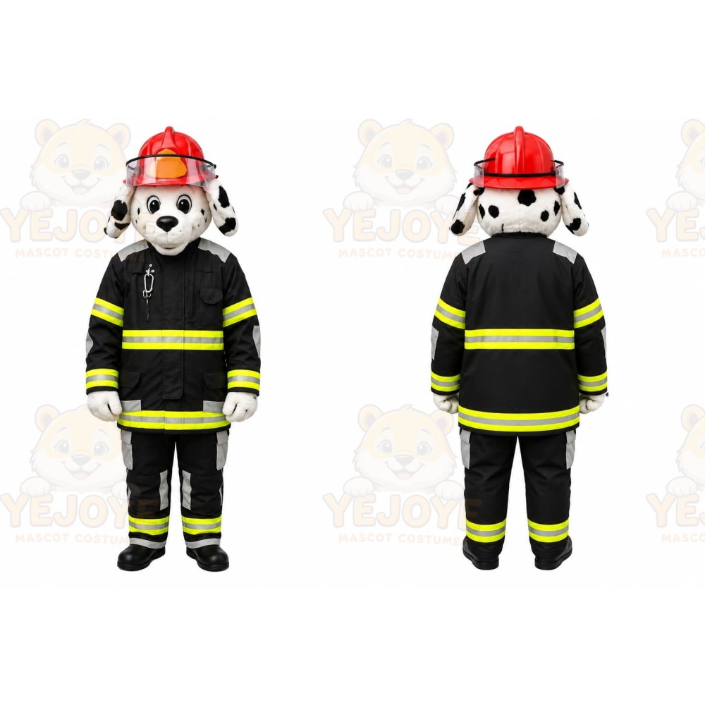 Firefighter Dog Mascot Costume