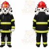 Firefighter Dog Mascot Costume