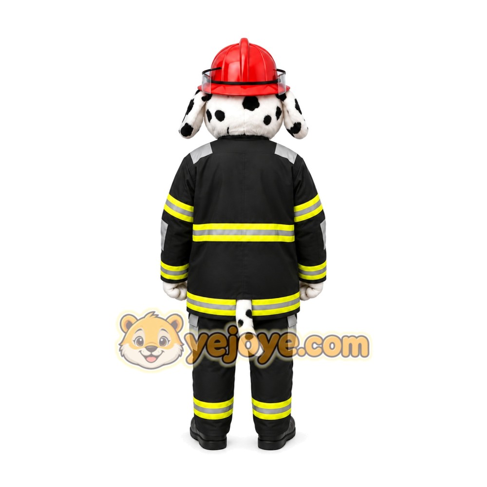 Firefighter Dog Mascot Costume Firefighter Dog Mascot Costume