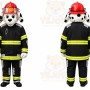 Firefighter Dog Mascot Costume